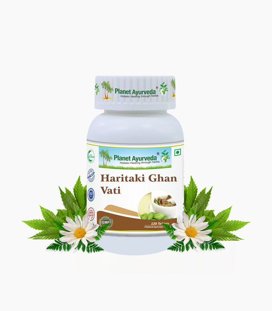 Planet Ayurveda Haritaki Ghan Vati Tablet