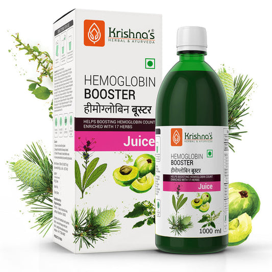 Krishna Ayurveda Hemoglobin Booster Juice Bottel of 1000 ML