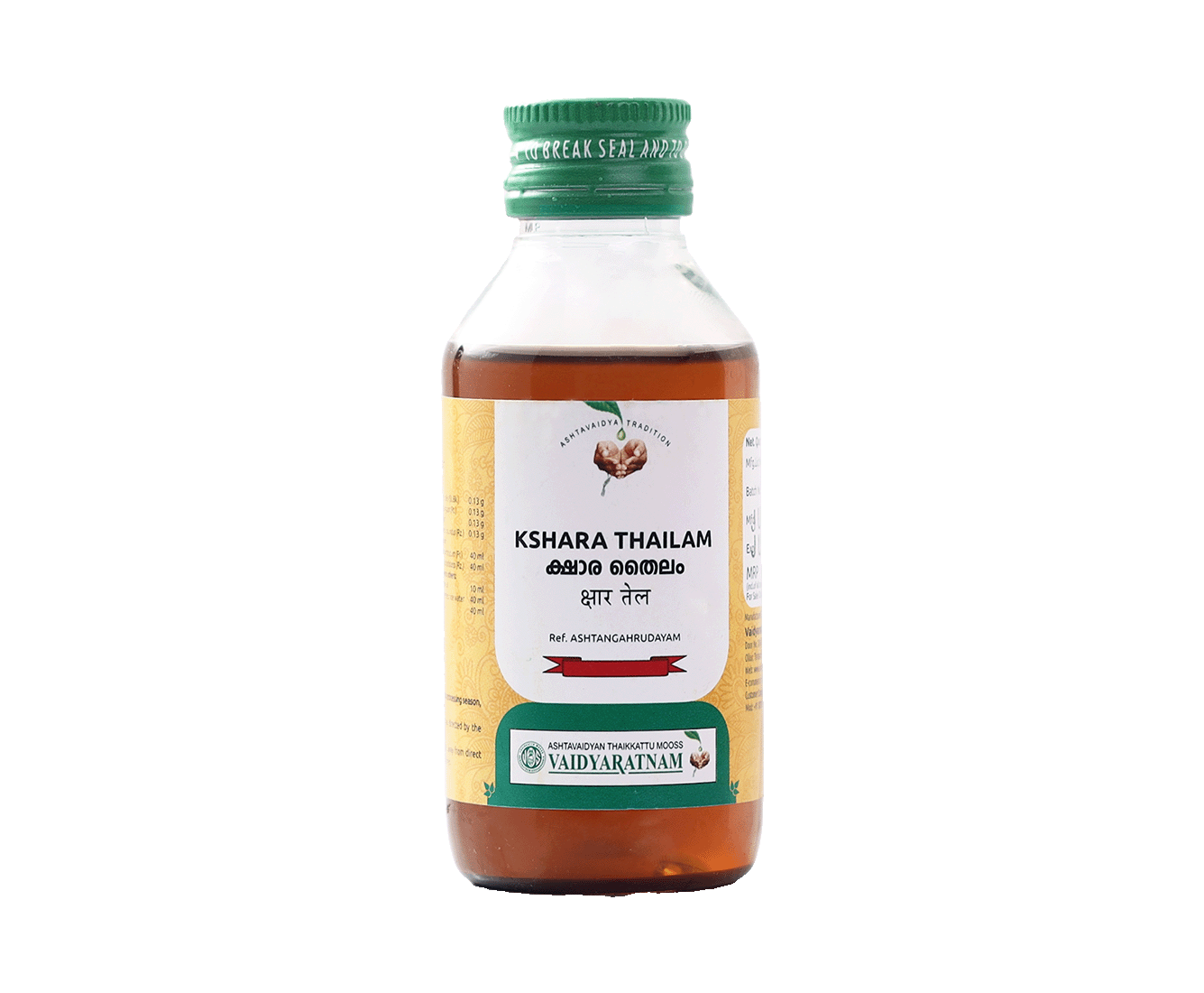 Vaidyaratnam Kshara Thailam Oil