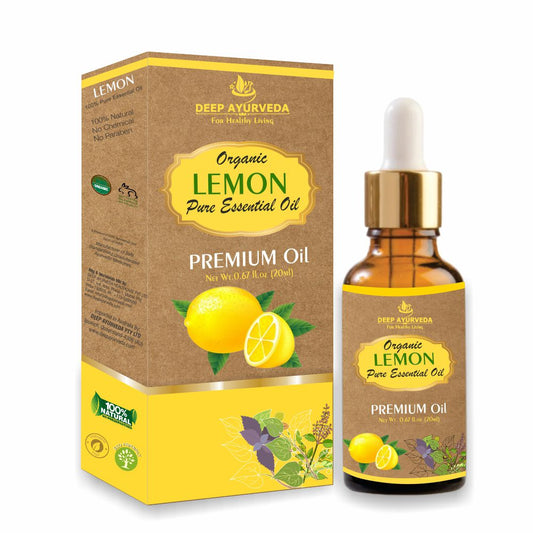 Deep Ayurveda Organic Lemon Pure Essential Oil