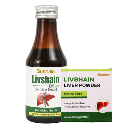 Livshain Liver Cleanse And Detox Combo with Free Ayurvedic Doctor Consultation