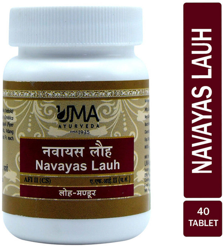 Uma Ayurveda Navayas Lauh Tablets