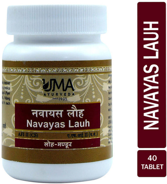Uma Ayurveda Navayas Lauh Tablets
