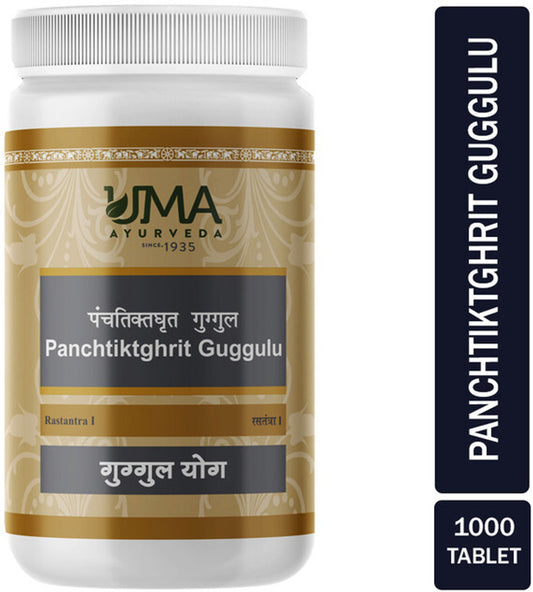 Uma Ayurveda Panchtiktghrit Guggulu Tablets