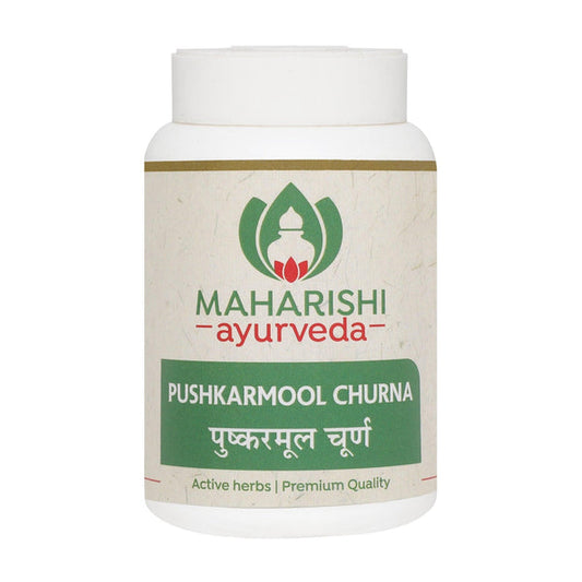 Maharishi Ayurveda Pushkarmool Churna jar