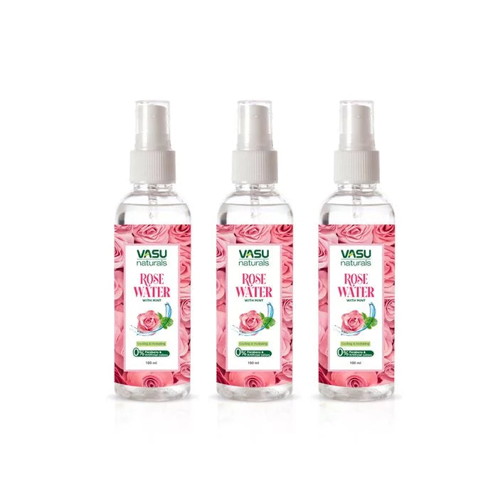 Vasu Naturals Rose Water Pack of 3