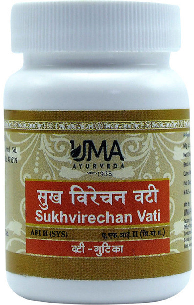 Uma Ayurveda Sukhvirechan Vati Tablets