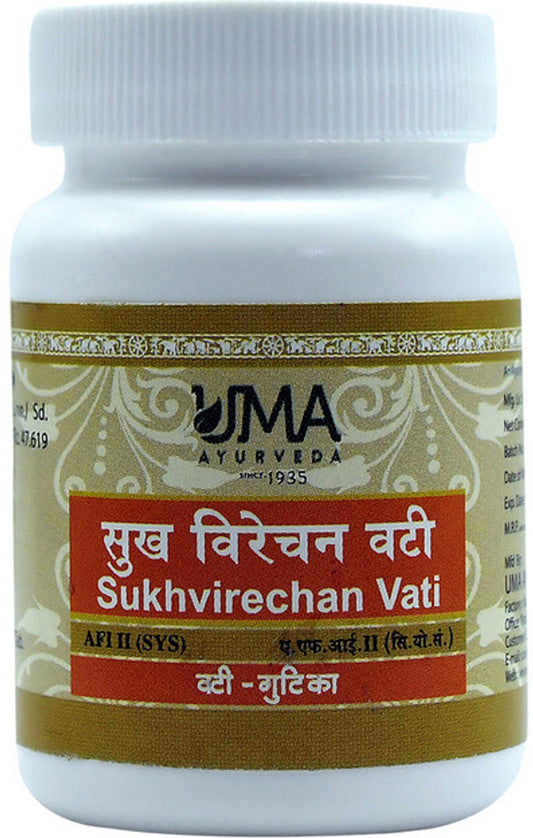 Uma Ayurveda Sukhvirechan Vati Tablets