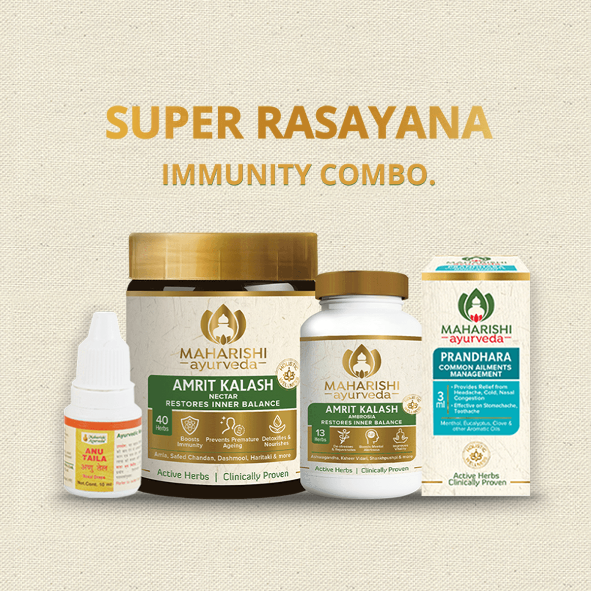 Maharishi Ayurveda Super Rasayana Immunity Combo
