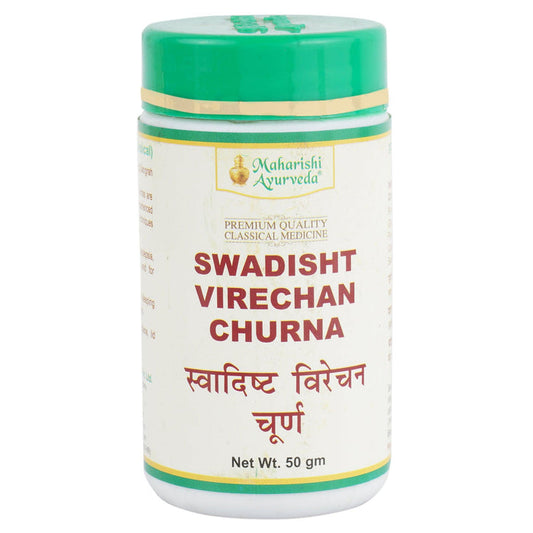Maharishi Ayurveda Swadisht Virechan Churna jar