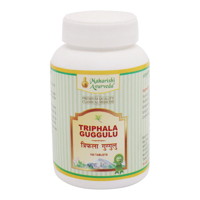Maharishi Ayurveda Triphala Guggulu jar