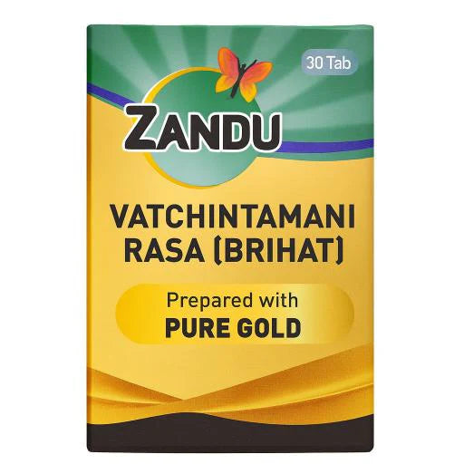 Zandu Vatchintamani Rasa (Brihat) With Gold Tablet