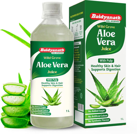 Baidyanath Kolkata Wild Grove Aloe Vera Juice (1000Ml)